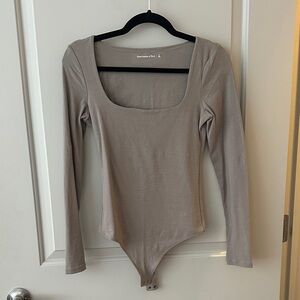 Abercrombie & Fitch Women's Taupe Bodysuit